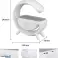 Lampe de bureau sans fil RVB PR-2520 avec chargement sans fil, radio FM et Bluetooth photo 1