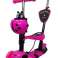 PR-5004 Mini Scooter - Zadel Step Met 3 Wielen - Met Duwstang - LED Wielen foto 4
