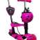 PR-5004 Mini Scooter - Zadel Step Met 3 Wielen - Met Duwstang - LED Wielen foto 2