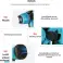 ZN-7013 Battery Paint Gun - With 2x 24V Li-Ion Battery - 1000ML - 350ML/min image 3