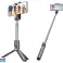 Bluetooth Selfie Stick InstaPic: In rosa und schwarzer Farbe - Toller Preis! Bild 1