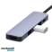 Хаб USB адаптер Somostel SMS BZ08 PD 60W 1XTYP C 2XUSB 2.0 1X USB 3.0 зображення 2