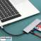 Хаб USB адаптер Somostel SMS BZ08 PD 60W 1XTYP C 2XUSB 2.0 1X USB 3.0 зображення 5