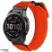 Pasek nylonowy Scout Pro do Garmin Fenix 5 / 6 / 6 pro / 7 Orange zdjęcie 2