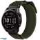 Scout Pro nailonrihm seadmele Garmin Fenix 5 / 6 / 6 pro / 7 roheline foto 1
