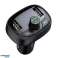 Baseus Bluetooth 4.2 mp3 trasmettitore FM caricabatteria da auto 2x USB foto 5