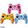 Anheng plysjkontroller 18 cm 3 assorterte farger oransje / rosa og blå bilde 1