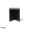 HKliving table d’appoint rectangulaire noire 55 cm restriction pas de vente Benelux !! photo 2