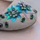 Stock scarpe donna modello ballerine gioiello foto 3