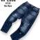Voorraad partijen bruine jeans leeuwen met rip washes licht donker maat 44-54 foto 2