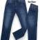 Voorraad partijen bruine jeans leeuwen met rip washes licht donker maat 44-54 foto 4