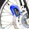 ALLARME BLOCCO DISCO FRENO BICI SCOOTER LUCCHETTO BICICLETTA 110d ABS colori foto 3