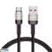 UltraBoost Evo USB C / USB C PD-kabel 100W 5A 1 m Sølv bilde 3