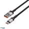 UltraBoost Evo USB C / USB C PD-kabel 100W 5A 2 m Sølv bilde 5