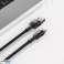 UltraBoost Evo USB C / USB C PD-kabel 100W 5A 2 m Svart bilde 1