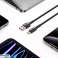 UltraBoost Evo USB C / USB C PD-kabel 100W 5A 2 m Svart bilde 4
