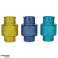 Vase Karakum Summer Vibe 21 cm / 18 cm 3 assortis en jaune, bleu et bleu clair photo 1