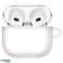 Funda protectora para Apple Airpods 4 Ultra Hybrid Jet White fotografía 4