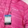 050094 veste de ski pour fille de Colombie. Couleur : fuchsia avec un léger imprimé blanc photo 2