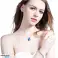 Blue Ocean Collana a forma di cuore realizzata con cristalli Swarovski® | Collana pendente placcata in oro bianco per donne e ragazze adolescenti - foto 5