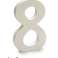Divers numéros décoratifs Pincello en bois blanc photo 6