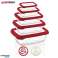 Herzberg HG-L763 : 5 Pièces Bio Saver Box Set Ivoire photo 2
