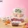 Herzberg HG-L763 : 5 Pièces Bio Saver Box Set Ivoire photo 4