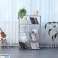 Herzberg HG 03626: 8 Layer Multi purpose Bookshelf and Storage Rack  85x125cm    Grey image 2