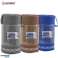 Herzberg HG-2020BCO: Piumino Bicolore in Microfibra - 200x200cm Blu foto 1