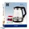 Herzberg HG-5044: 1.8L Ηλεκτρικός βραστήρας Γυαλί Με ενδεικτική λυχνία LED εικόνα 1