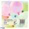 Serviettes de table 33 x 33 cm 3 plis 20 pcs 6 voitures assorties, ballons, points roses, points bleus, joyeux anniversaire à vous, photo 1