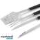 Couverts pour barbecue - set, acier inoxydable avec étui photo 3