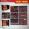 SERVANTE KRAFTMULLER + OUTILS 7/7 ORANGE ET NOIR.KM-1666 photo 3
