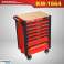 SERVANTE KRAFTMULLER + OUTILS 7/7 ROUGE ET NOIR.WOOD FINISH PRO.INDUSTRIAL.QUALITY photo 1