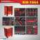 SERVANTE KRAFTMULLER + OUTILS 7/7 ROUGE ET NOIR.WOOD FINISH PRO.INDUSTRIAL.QUALITY photo 3