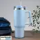 Thermobecher mit Henkel und Strohhalm HIPYSIP Bild 1
