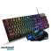 Ensemble Clavier Souris Filaire Rétroéclairé Forev FV Q305S Noir photo 1