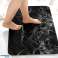 Tapis de bain set de 3 pièces antidérapant noir set 3en1 BAT-MAT-SET04 photo 1