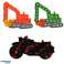 Fidget leketøy pop-it 19 cm assortert Dino / kran / trompet / høyttaler / rakett / krabbe / lamamotor bilde 3