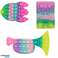 Fidget leketøy pop-it 19 cm assortert Dino / kran / trompet / høyttaler / rakett / krabbe / lamamotor bilde 2