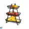 BR-3434 Cesta de frutas / Frutero – ¡Organizador de metal para una cocina ordenada! fotografía 4