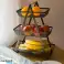 BR-3434 Cesta de frutas / Frutero – ¡Organizador de metal para una cocina ordenada! fotografía 1