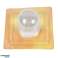 Transparent sphere 4.5 cm with contents shark tooth packed in blister pack image 2