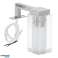 Aluminum Wall Lamp Over Picture Mirror Portrait Hermetic Cabinet With Light Bulb image 3