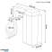 Aluminum Wall Lamp Over Picture Mirror Portrait Hermetic Cabinet With Light Bulb image 4