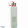 Trinkflasche Glas 500 ml mit Edelstahlkappe und farbiger Handschlaufe .6 sortiert Bild 3
