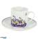 Real Madrid Espressotasse mit Untertasse Porzellanfächer 60 ml Bild 2