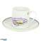 Real Madrid Espressotasse mit Untertasse aus Porzellan Bernabeu 60 ml Bild 2