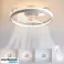 Ventilateur de plafond avec éclairage, plafonnier 50CM 35W avec ventilateur LED photo 5