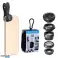 Apexel 5 en 1 Kit d’objectif de caméra HD Objectif fisheye photo 3
